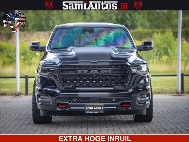 Dodge 1500 Ram Limited Night H.O 540HP 706Nm | Massage + Full Option | De Meest Luxe en Volle Pick-Up in zijn Klasse | Comfortabele Dubbele Cabine met Royale 5 Zitplaatsen | BPM vrij | Nu Leverbaar uit Voorraad | Voorraad Nr 2349 - 5159