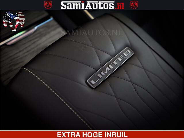 Dodge 1500 Ram Limited Night H.O 540HP 706Nm | Massage + Full Option | De Meest Luxe en Volle Pick-Up in zijn Klasse | Comfortabele Dubbele Cabine met Royale 5 Zitplaatsen | BPM vrij | Nu Leverbaar uit Voorraad | Voorraad Nr 2349 - 5159