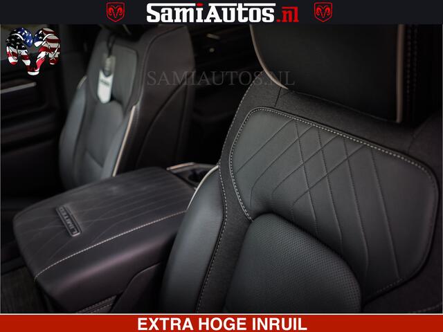 Dodge 1500 Ram Limited Night H.O 540HP 706Nm | Massage + Full Option | De Meest Luxe en Volle Pick-Up in zijn Klasse | Comfortabele Dubbele Cabine met Royale 5 Zitplaatsen | BPM vrij | Nu Leverbaar uit Voorraad | Voorraad Nr 2349 - 5159