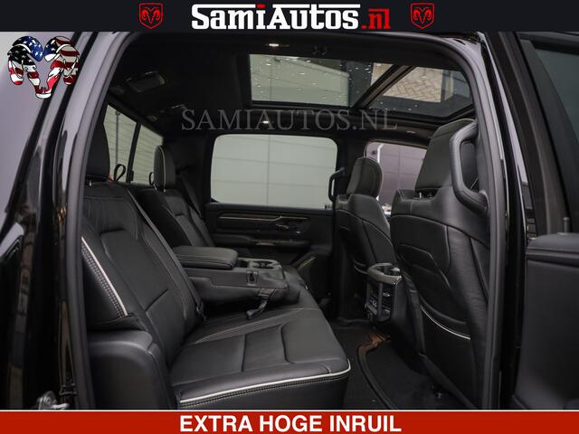 Dodge 1500 Ram Limited Night High Output 540HP 706Nm | Massage + Full Option | De Meest Luxe en Volle Pick-Up in zijn Klasse | Comfortabele Dubbele Cabine met Royale 5 Zitplaatsen | BPM vrij | Nu Leverbaar uit Voorraad | Voorraad Nr 2300 - 7689