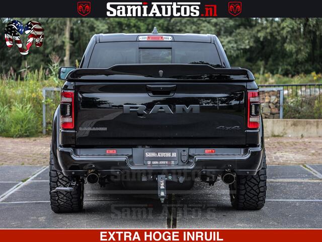 Dodge 1500 Ram Laramie Sport | HEMI 5.7 V8 4x4 | LPG | Grootscherm 12" | LARAMIE PERFORMANCE | ZWART | CREWCAB 5'7 | GRIJSKENTEKEN | DUBBELE CABINE | 5 Persoons | VOORRAAD NR 2528-641276