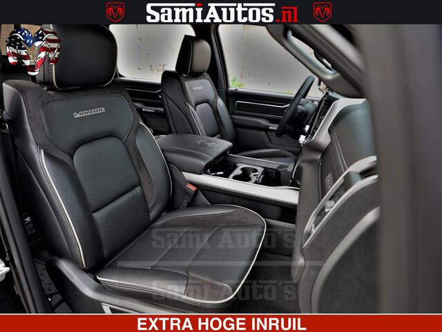 Dodge 1500 Ram Laramie Sport | HEMI 5.7 V8 4x4 | LPG | Grootscherm 12" | LARAMIE PERFORMANCE | ZWART | CREWCAB 5'7 | GRIJSKENTEKEN | DUBBELE CABINE | 5 Persoons | VOORRAAD NR 2528-641276