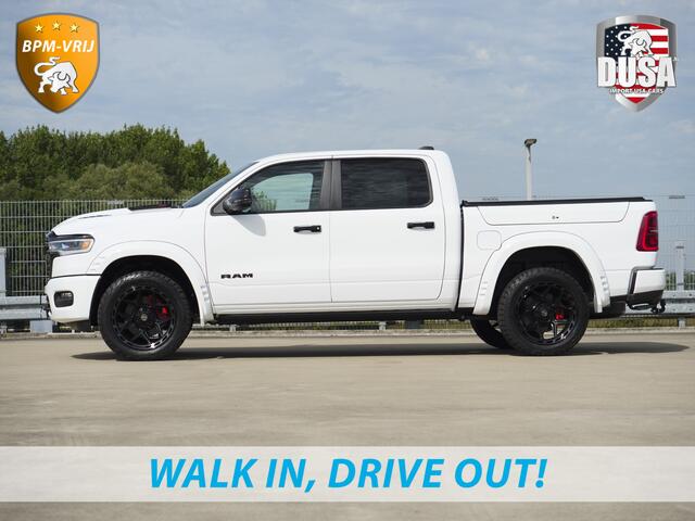 Dodge 1500 RAM | | Limited | Night | 3.0L Twin-Turbo I6 | High Output | | Passenger Display | 14,4 Touch Screen | Harman Kardon | RAMBOX Getoonde accessoires zijn verkrijgbaar tegen meerprijs