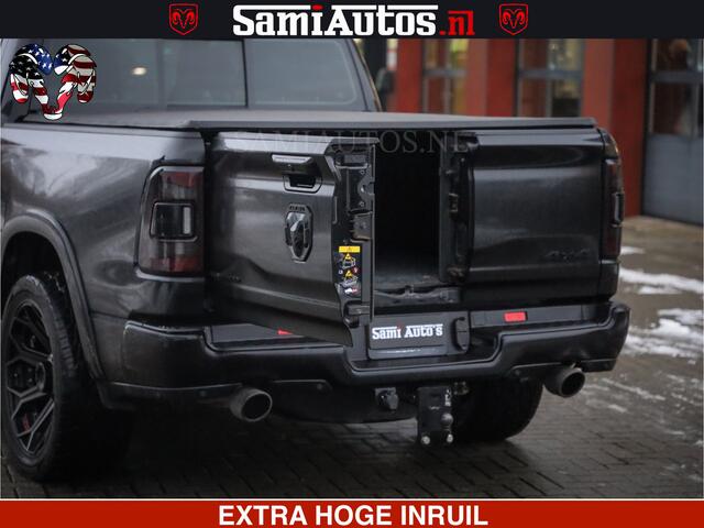 Dodge 1500 Ram LIMITED BLACK OPS | 5.7 V8 402 PK HEMI | MEEST VOLLE EN LUXE UITVOERING | CREW CAB | DUBBELE CABINE DC 5 PERSOONS | CREW CAB 5 PERSOONS | DUBBELE CABINE DC | MEEST ROYALE EN COMFORTABELE BEDRIJFSAUTO | HEAD-UP | LUCHTVERING | RONDOM CAMERA | MWK KLEP 