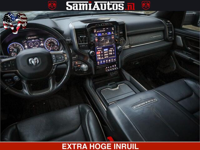 Dodge 1500 Ram LIMITED BLACK OPS | 5.7 V8 402 PK HEMI | MEEST VOLLE EN LUXE UITVOERING | CREW CAB | DUBBELE CABINE DC 5 PERSOONS | CREW CAB 5 PERSOONS | DUBBELE CABINE DC | MEEST ROYALE EN COMFORTABELE BEDRIJFSAUTO | HEAD-UP | LUCHTVERING | RONDOM CAMERA | MWK KLEP 