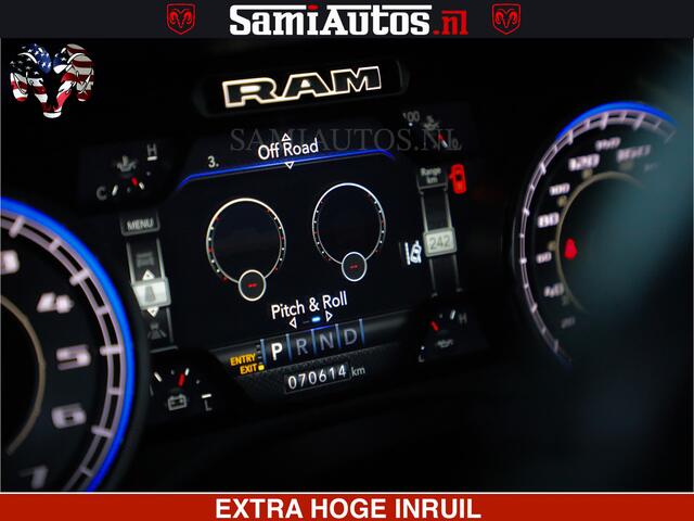 Dodge 1500 Ram LIMITED BLACK OPS | 5.7 V8 402 PK HEMI | MEEST VOLLE EN LUXE UITVOERING | CREW CAB | DUBBELE CABINE DC 5 PERSOONS | CREW CAB 5 PERSOONS | DUBBELE CABINE DC | MEEST ROYALE EN COMFORTABELE BEDRIJFSAUTO | HEAD-UP | LUCHTVERING | RONDOM CAMERA | MWK KLEP 