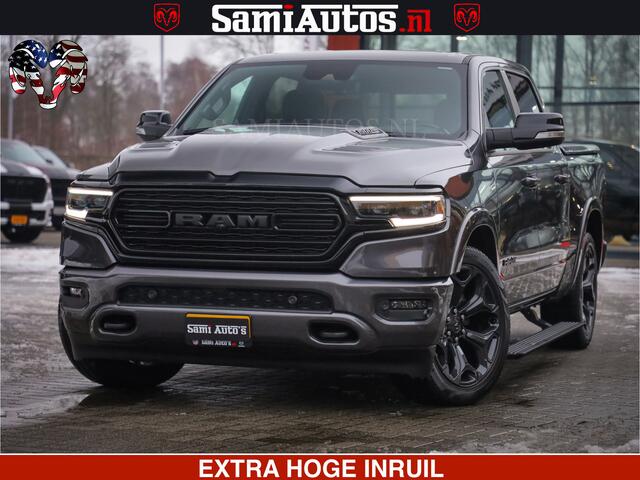 Dodge 1500 Ram LIMITED SPORT | 5.7 V8 HEMI 402PK | MEEST VOLLE LIMITED | PRACHTIGE KLEUR GRANITE CRYSTAL PEARL | CREW CAB | DUBBELE CABINE DC 5 PERSOONS | CREW CAB 5 PERSOONS | DUBBELE CABINE DC | MEEST ROYALE EN COMFORTABELE BEDRIJFSAUTO | HEAD-UP | LUCHTVERING | R