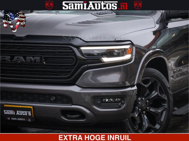 Dodge 1500 Ram LIMITED SPORT | 5.7 V8 HEMI 402PK | MEEST VOLLE LIMITED | PRACHTIGE KLEUR GRANITE CRYSTAL PEARL | CREW CAB | DUBBELE CABINE DC 5 PERSOONS | CREW CAB 5 PERSOONS | DUBBELE CABINE DC | MEEST ROYALE EN COMFORTABELE BEDRIJFSAUTO | HEAD-UP | LUCHTVERING | R