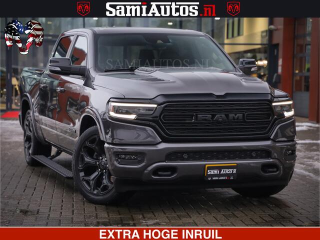 Dodge 1500 Ram LIMITED SPORT | 5.7 V8 HEMI 402PK | MEEST VOLLE LIMITED | PRACHTIGE KLEUR GRANITE CRYSTAL PEARL | CREW CAB | DUBBELE CABINE DC 5 PERSOONS | CREW CAB 5 PERSOONS | DUBBELE CABINE DC | MEEST ROYALE EN COMFORTABELE BEDRIJFSAUTO | HEAD-UP | LUCHTVERING | R