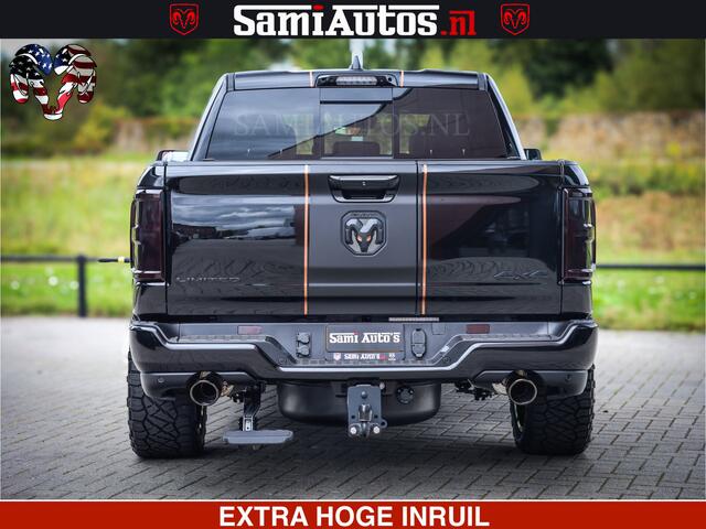Dodge 1500 Ram Limited SPORT H.O 540HP 706Nm | Massage + Full Option | De Meest Luxe en Volle Pick-Up in zijn Klasse | Comfortabele Dubbele Cabine met Royale 5 Zitplaatsen | BPM vrij | Nu Leverbaar uit Voorraad | Voorraad Nr 2355 - 5149