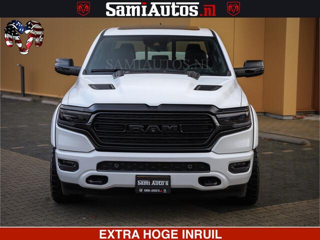 Dodge 1500 Ram Limited Night | 5.7 V8 Hemi Full Option | Comfortabele Dubbele Cabine met Royale 5 Zitplaatsen | De Meest Luxe en Volle Pick-Up in zijn Klasse | BPM vrij | Nu Leverbaar uit Voorraad | Voorraad Nr v45lpr