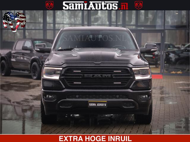 Dodge 1500 Ram SPORT 5.7 V8 HEMI | HUIF | 4x4 | OPEN UITLAAT KLEP | PANORAMA DAK | CREW CAB | 5 PERSOONS DUBBELE CABINE DC | GRIJSKENTEKEN |