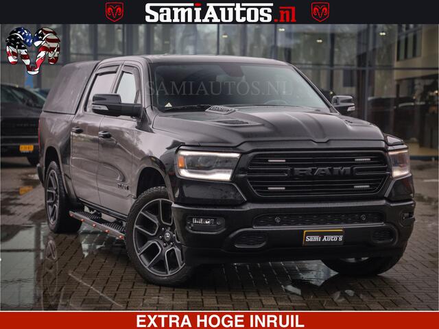 Dodge 1500 Ram SPORT 5.7 V8 HEMI | HUIF | 4x4 | OPEN UITLAAT KLEP | PANORAMA DAK | CREW CAB | 5 PERSOONS DUBBELE CABINE DC | GRIJSKENTEKEN |