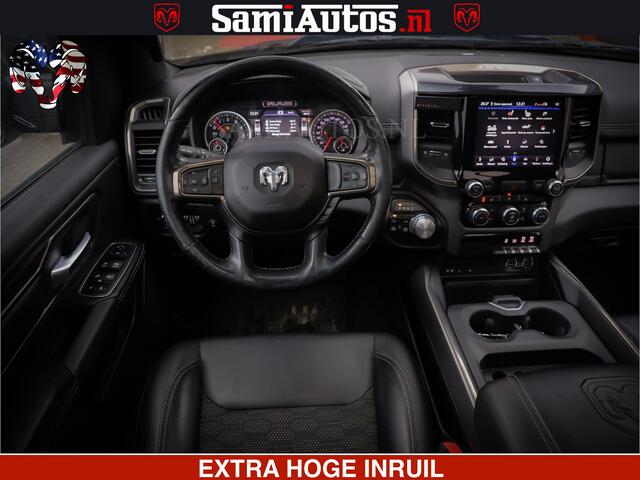 Dodge 1500 Ram SPORT 5.7 V8 HEMI | HUIF | 4x4 | OPEN UITLAAT KLEP | PANORAMA DAK | CREW CAB | 5 PERSOONS DUBBELE CABINE DC | GRIJSKENTEKEN |