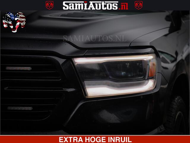 Dodge 1500 Ram SPORT 5.7 V8 HEMI | HUIF | 4x4 | OPEN UITLAAT KLEP | PANORAMA DAK | CREW CAB | 5 PERSOONS DUBBELE CABINE DC | GRIJSKENTEKEN |