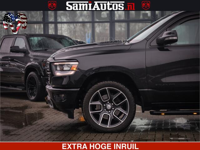 Dodge 1500 Ram SPORT 5.7 V8 HEMI | HUIF | 4x4 | OPEN UITLAAT KLEP | PANORAMA DAK | CREW CAB | 5 PERSOONS DUBBELE CABINE DC | GRIJSKENTEKEN |