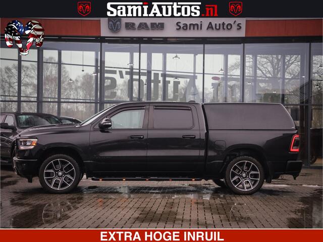Dodge 1500 Ram SPORT 5.7 V8 HEMI | HUIF | 4x4 | OPEN UITLAAT KLEP | PANORAMA DAK | CREW CAB | 5 PERSOONS DUBBELE CABINE DC | GRIJSKENTEKEN |