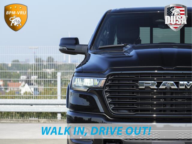 Dodge 1500 RAM | Laramie | Sport | Crew Cab | 4X4 | Panorama | 12-inch Touchscreen | Sport | BPM VRIJ Getoonde accessoires zijn verkrijgbaar tegen meerprijs