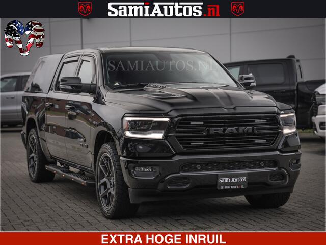 Dodge 1500 Ram SPORT 5.7 V8 HEMI | HUIF | 4x4 | OPEN UITLAAT KLEP | PANORAMA DAK | CREW CAB | 5 PERSOONS DUBBELE CABINE DC | GRIJSKENTEKEN |