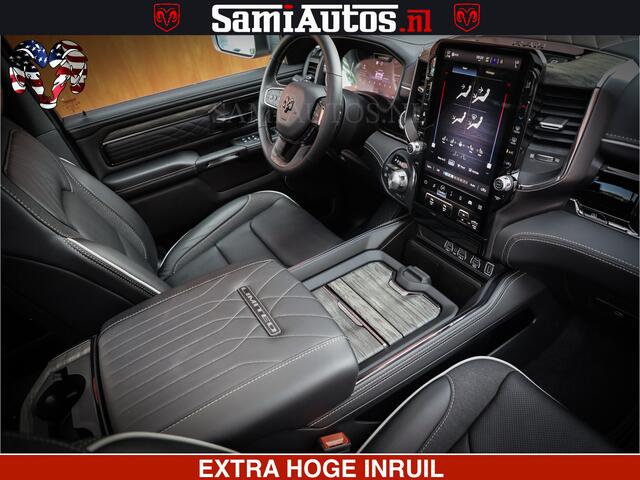 Dodge 1500 Ram Limited Night High Output 540HP 706Nm | Massage + Full Option | De Meest Luxe en Volle Pick-Up in zijn Klasse | Comfortabele Dubbele Cabine met Royale 5 Zitplaatsen | BPM vrij | Nu Leverbaar uit Voorraad | Voorraad Nr 2352 - 7649