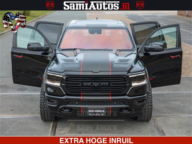 Dodge 1500 RAM GT EDITION HULK TRX PACK | 5.7 HEMI V8 402PK | VIRTUAL COCKPIT | HEAD-UP | ADAPTIVE CRUISE | 360 CAMERA | VOLLE UITVOERING | Comfortabele Dubbele Cabine met Royale 5 Zitplaatsen |