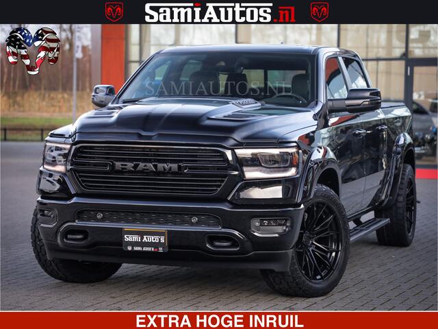 Dodge 1500 Ram LARAMIE SPORT 4X4 5.7 V8 | PRINS LPG | CAMERA | APPLE CARPLAY | 3500KG | FULL LED | CRUISE | MEMORY SEATS | LEDER | DUBBELE CABINE | CREWCAB Voorraad Nr: 2525 - 41256