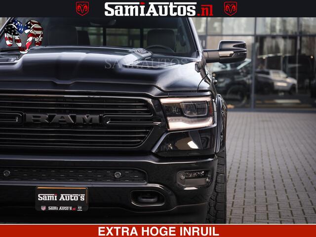 Dodge 1500 Ram LARAMIE SPORT 4X4 5.7 V8 | PRINS LPG | CAMERA | APPLE CARPLAY | 3500KG | FULL LED | CRUISE | MEMORY SEATS | LEDER | DUBBELE CABINE | CREWCAB Voorraad Nr: 2525 - 41256