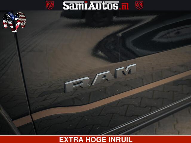 Dodge 1500 Ram Limited Night H.O 540HP 706Nm | Massage + Full Option | De Meest Luxe en Volle Pick-Up in zijn Klasse | Comfortabele Dubbele Cabine met Royale 5 Zitplaatsen | BPM vrij | Nu Leverbaar uit Voorraad | Voorraad Nr 2353 - 5412
