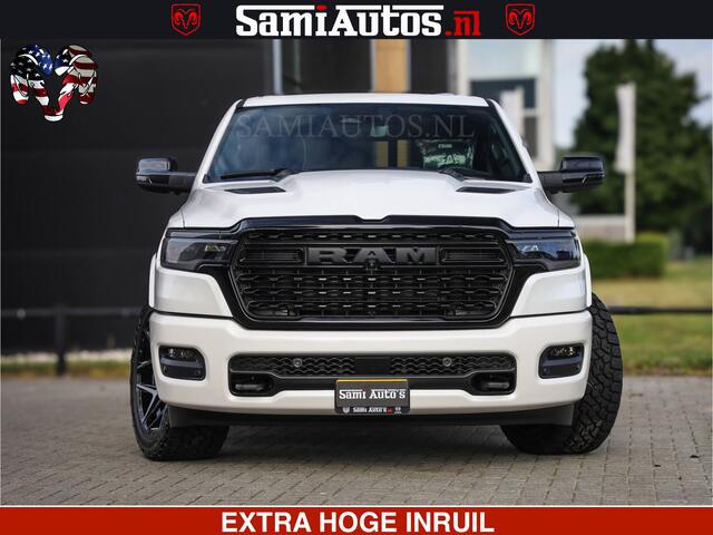 Dodge 1500 Ram 1500 Limited Night High Output 540HP 706Nm | Massage + Full Option | De Meest Luxe en Volle Pick-Up in zijn Klasse | Comfortabele Dubbele Cabine met Royale 5 Zitplaatsen | BPM vrij | Nu Leverbaar uit Voorraad | Voorraad Nr 2298 - 7479
