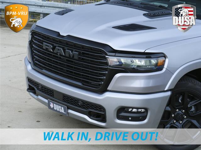 Dodge 1500 RAM | Laramie | Night | 3.0L I6 Hurricane | Crew Cab | 4X4 | | BPM-VRIJ | Niveau regeling | Passenger Display | Getoonde accessoires zijn verkrijgbaar tegen meerprijs
