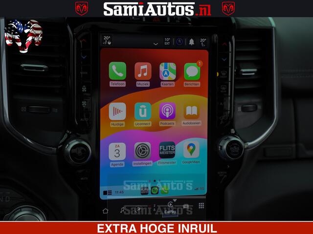 Dodge 1500 Ram Laramie Sport 5.7 V8 HEMI 402PK 4x4 | Panorama dak | 12' Scherm |Granite Crystal Metallic | Crew Cab | 5 Persoons | Dubbele Cabine | DC | VOORRAAD NR 2527 - 1273 |