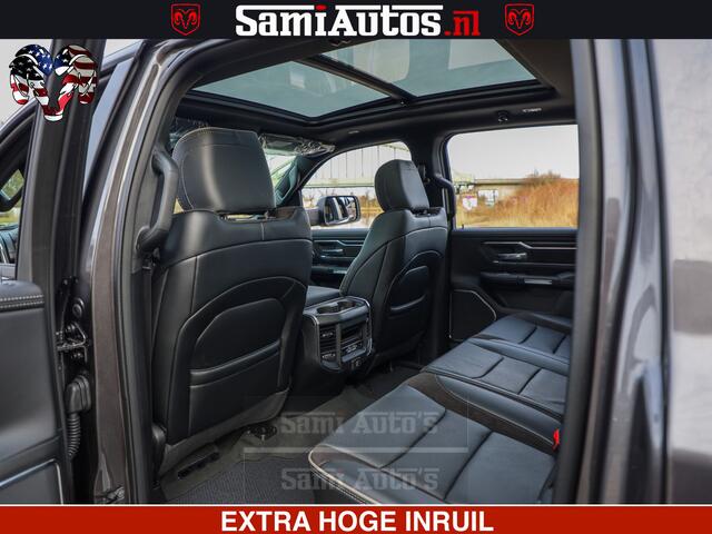 Dodge 1500 Ram Laramie Sport 5.7 V8 HEMI 402PK 4x4 | Panorama dak | 12' Scherm |Granite Crystal Metallic | Crew Cab | 5 Persoons | Dubbele Cabine | DC | VOORRAAD NR 2527 - 1273 |