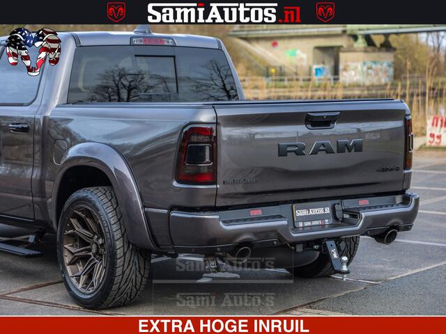 Dodge 1500 Ram Laramie Sport 5.7 V8 HEMI 402PK 4x4 | Panorama dak | 12' Scherm |Granite Crystal Metallic | Crew Cab | 5 Persoons | Dubbele Cabine | DC | VOORRAAD NR 2527 - 1273 |