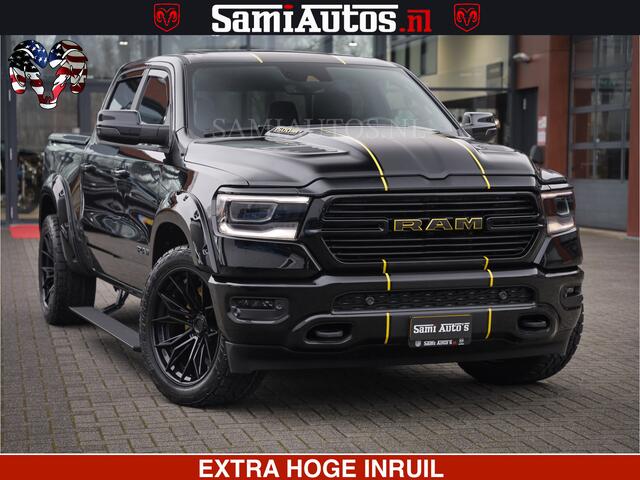 Dodge 1500 Ram LARAMIE SPORT 4X4 5.7 V8 | PRINS LPG | CAMERA | APPLE CARPLAY | 3500KG | FULL LED | CRUISE | MEMORY SEATS | LEDER | DUBBELE CABINE | CREWCAB Voorraad Nr: 2524 - 1249