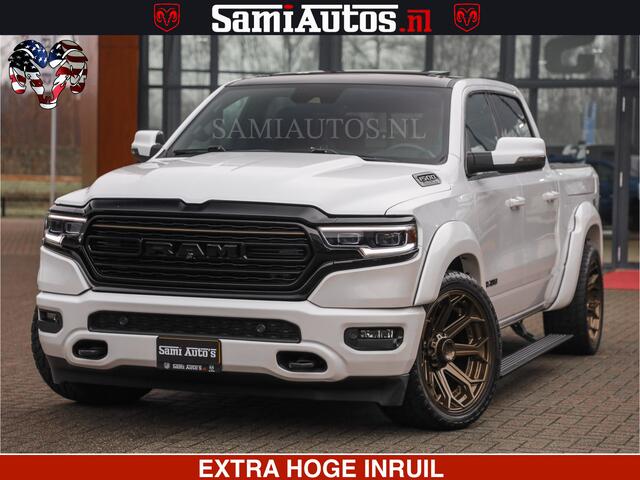 Dodge 1500 Ram HULK PACK | 5.7 V8 HEMI | SFEERVERLICHTING | FEUL WIELEN | TRAIN HORN | BOM VOL CREW CAB | DUBBELE CABINE | 5 PERSOONS | GRIJSKENTEKEN | MEGA DIKKE LIMITED ALN |