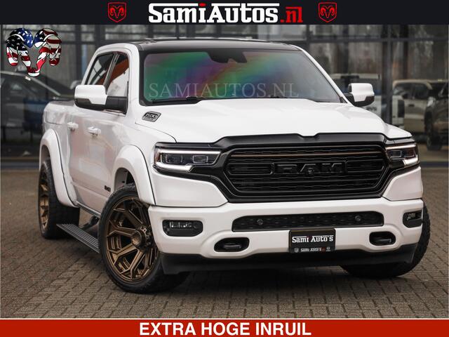 Dodge 1500 Ram HULK PACK | 5.7 V8 HEMI | SFEERVERLICHTING | FEUL WIELEN | TRAIN HORN | BOM VOL CREW CAB | DUBBELE CABINE | 5 PERSOONS | GRIJSKENTEKEN | MEGA DIKKE LIMITED ALN |