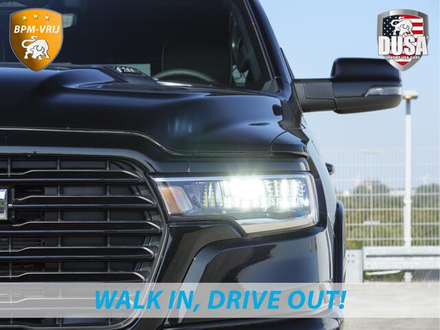 Dodge 1500 RAM | Laramie | Sport | Crew Cab | 4X4 | Panorama | 12-inch Touchscreen | Sport | BPM VRIJ Getoonde accessoires zijn verkrijgbaar tegen meerprijs