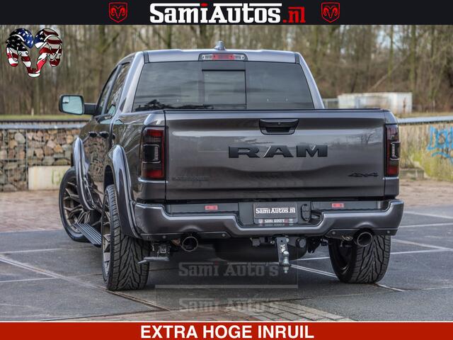 Dodge 1500 Ram Laramie Sport 5.7 V8 HEMI 402PK 4x4 | Panorama dak | 12' Scherm |Granite Crystal Metallic | Crew Cab | 5 Persoons | Dubbele Cabine | DC | VOORRAAD NR 2526 - 1272 |