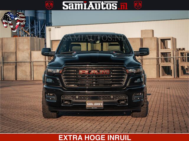 Dodge 1500 RAM Night Premium | Full Option | De Meest Luxe Pick-Up in zijn Klasse | Comfortabele Dubbele Cabine met Royale 5 Zitplaatsen | BPM vrij | Nu Leverbaar uit Voorraad | Voorraad Nr 2200 - 0886