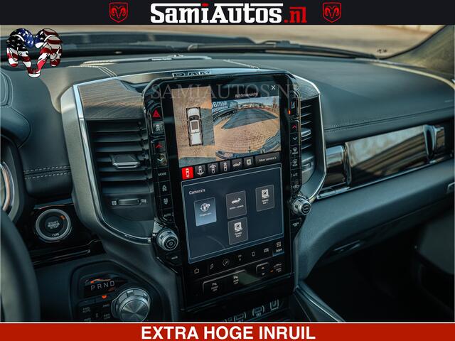 Dodge 1500 RAM Night Premium | Full Option | De Meest Luxe Pick-Up in zijn Klasse | Comfortabele Dubbele Cabine met Royale 5 Zitplaatsen | BPM vrij | Nu Leverbaar uit Voorraad | Voorraad Nr 2200 - 0886