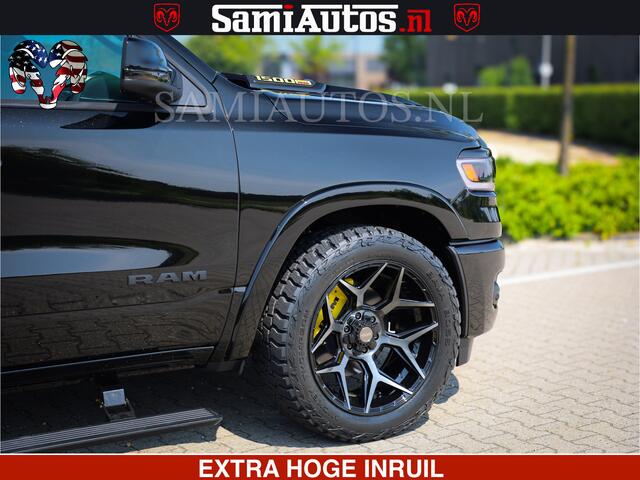 Dodge 1500 Ram Limited Night High Output 540HP 706Nm | Massage + Full Option | De Meest Luxe en Volle Pick-Up in zijn Klasse | Comfortabele Dubbele Cabine met Royale 5 Zitplaatsen | BPM vrij | Nu Leverbaar uit Voorraad | Voorraad Nr 2356 - 0990