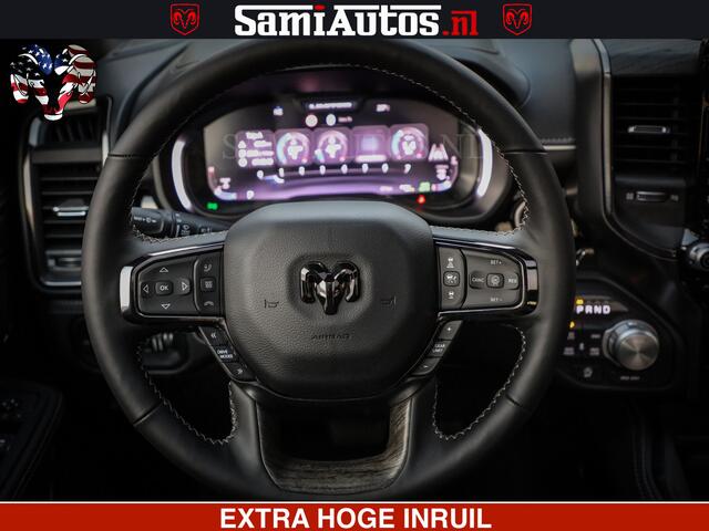 Dodge 1500 Ram Limited H.O 540HP 706Nm | Massage + Full Option | De Meest Luxe en Volle Pick-Up in zijn Klasse | Comfortabele Dubbele Cabine met Royale 5 Zitplaatsen | BPM vrij | Nu Leverbaar uit Voorraad | Voorraad Nr 2304 - 8540