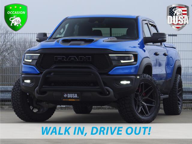 Dodge 1500 RAM | TRX | 6.2 Supercharged V8 | 4x4 | Crew Cab 200L LPG | Deksel | 22'' Fuel Wheels | Bull Bar Nieuw binnen!