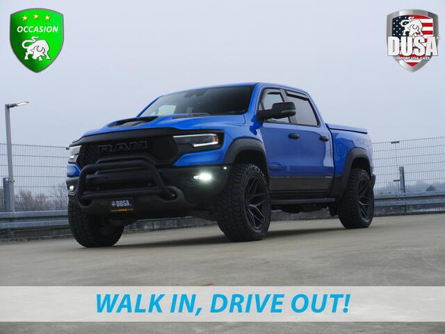 Dodge 1500 RAM | TRX | 6.2 Supercharged V8 | 4x4 | Crew Cab 200L LPG | Deksel | 22'' Fuel Wheels | Bull Bar Nieuw binnen!
