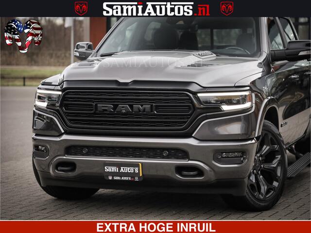 Dodge 1500 Ram LIMITED SPORT | 5.7 V8 HEMI 402PK | MEEST VOLLE LIMITED | PRACHTIGE KLEUR GRANITE CRYSTAL PEARL | CREW CAB | DUBBELE CABINE DC 5 PERSOONS | CREW CAB 5 PERSOONS | DUBBELE CABINE DC | MEEST ROYALE EN COMFORTABELE BEDRIJFSAUTO | HEAD-UP | LUCHTVERING | R