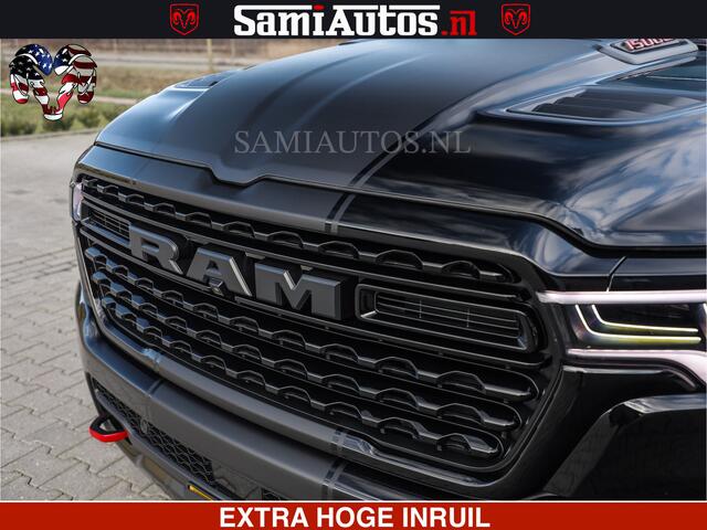 Dodge 1500 Ram Limited Night High Output 540HP 706Nm | Massage + Full Option | De Meest Luxe en Volle Pick-Up in zijn Klasse | Comfortabele Dubbele Cabine met Royale 5 Zitplaatsen | BPM vrij | Nu Leverbaar uit Voorraad | Voorraad Nr 2357 - 5182