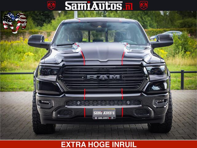 Dodge 1500 Ram GT HULK PACK Crew Cab Sport 1500 GT EDITION | 5.7 V8 HEMI 4x4 | VIRTUAL COCKPIT | HEAD-UP | ADAPTIVE CRUISE | 360 CAMERA | TRX PACK | Comfortabele Dubbele Cabine met Royale 5 Zitplaatsen | BPM vrij