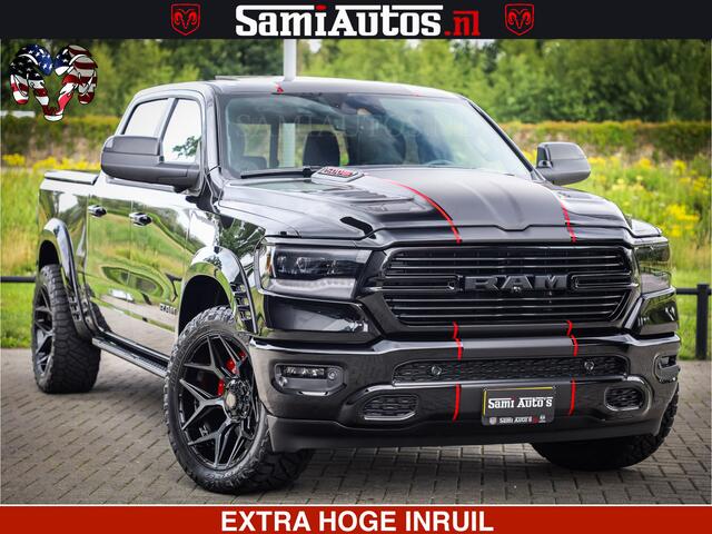 Dodge 1500 Ram GT HULK PACK Crew Cab Sport 1500 GT EDITION | 5.7 V8 HEMI 4x4 | VIRTUAL COCKPIT | HEAD-UP | ADAPTIVE CRUISE | 360 CAMERA | TRX PACK | Comfortabele Dubbele Cabine met Royale 5 Zitplaatsen | BPM vrij