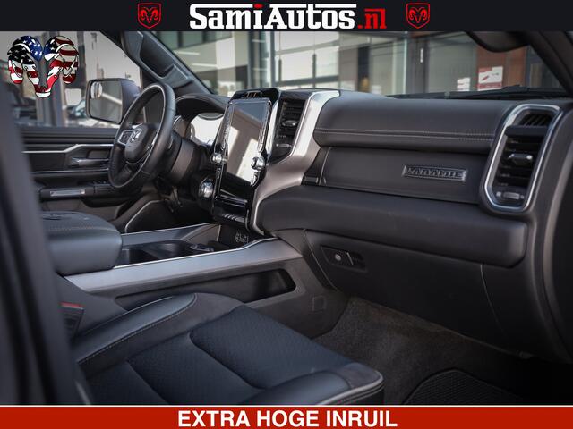 Dodge 1500 Ram LARAMIE SPORT | 5.7 V8 4X4 | 12 INCH MULTIMEDIA | MEMORY SEAT | BED STEP | 3500KG | PRINS LPG | CRUISE | FULL LED | ALARM K3 | UITLAAT KLEP SYSTEEM ALS NIEUW!