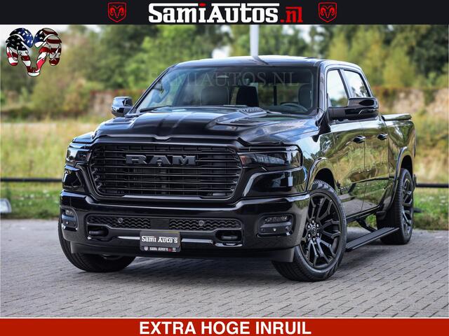 Dodge 1500 RAM Night Premium | Full Option | De Meest Luxe Pick-Up in zijn Klasse | Comfortabele Dubbele Cabine met Royale 5 Zitplaatsen | BPM vrij | Nu Leverbaar uit Voorraad | Voorraad Nr 2285 - 7648